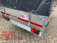 EDUARD 2514 -GE- Hochlader, Bordwände 30cm -1350kg- Lfh: 63cm -195/50R13 mit Stützrad- Hochplane SP-Line