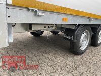 Eduard 2000 KG Hochlader - Gebremste Doppelachser - 3.3x1.8m - Ladehöhe:72 cm  - Bordwände 30cm mit Laubgitter 70 cm und Flachplane