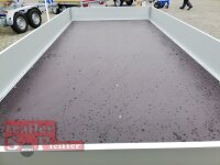 Eduard 3000 KG Multitransporter - Gebremste Doppelachser - 4.0x2.0m - Ladehöhe:63 cm - 195/50R13 - Auffahrschienen & Winde - Bordwände 30cm