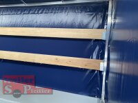Eduard 2000 KG Hochlader - Gebremste Doppelachser - 3.5x1.8m - Ladehöhe:72 cm -  Bordwände 30cm mit Hochplane SP-Line