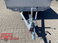 Eduard 2000 KG Hochlader - Gebremste Doppelachser - 3.5x1.8m - Ladehöhe:72 cm -  Bordwände 30cm mit H-Gestell - 100 KM/H