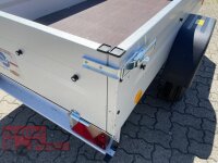 TPV TL-EU2 Tieflader Anhänger - 750 kg - ungebremst - 100 KM/H - Zurrösen - 13 pol. Stecker