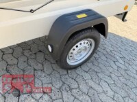 TPV TL-EU2 Anhänger mit Hochplane TPSP - Spitzdach - 125 cm Innenhöhe - ungebremst - 13 pol. - Zurrösen - 100 KM/H