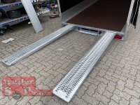 EDUARD 5022 -GD- Hochlader, kippbar, Rampen, Bordwände 30cm -3000kg- H-Pumpe - lfh: 56cm -195/55R10 mit Hochplane SP-Line Schiebeplane links und rechts