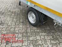 Eduard 1800 KG Rückwärtskipper - Gebremste Einzelachser - 2.6x1.5m - Ladehöhe:63 cm - 195/50R13 - Bordwände 40cm mit Laubgitter 70 cm