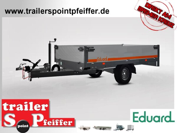 EDUARD 2615 -GE- Hochlader, Bordwände 30cm -1500kg- Lfh: 56cm -195/55R10