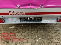 EDUARD 3118 -GD- Heckkipper, Auffahrschienen, Bordwände 30cm -3000kg- E & H-Pumpe - Lfh: 63cm -195/50R13 mit Hochplane SP-Line