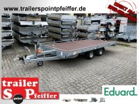 Eduard 2700 KG Multitransporter - Gebremster Doppelachser - Atlas Allzweck 406 x 200 mit Reling 195/55R10