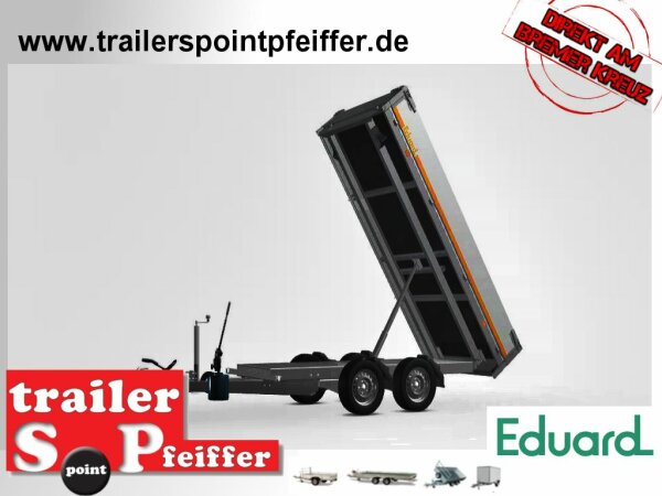 EDUARD 3116 -GD- Heckkipper, Bordwände 30cm -2700kg- H-Pumpe - Lfh: 63cm -195/50R13