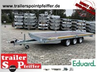 EDUARD 5020 -GT- Hochlader, Auffahrschienen, Bordwände 10cm -3500kg- Lfh: 63cm -195/50R13