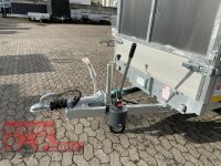EDUARD 2615 -GE- Heckkipper, Bordwände 30cm -1800kg- H-Pumpe - Lfh: 72cm -185/70R13 mit Stahl - Kastenaufsatz