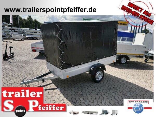 TPV RK-EU3-K Light Kippanhänger 244 x 124 - 750 kg mit Hochplane SP-Line