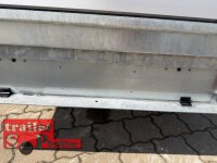 ABVERKAUF / Saris K3 356 184 3500 2 E - 3500 kg 3 Seitenkipper - mit Elektropumpe und SP-Line Laubgitter - Rampenschacht