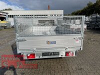Saris K3 356 184 3500 2 E - 3500 kg 3 Seitenkipper - mit Elektropumpe und SP-Line Laubgitter - Rampenschacht