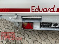 EDUARD 3318 -GD- 3 Seitenkipper, Auffahrschienen, Bordwände 30cm -3500kg- E & H-Pumpe - Lfh: 63cm -195/50R13 mit Stahl - Kastenaufsatz
