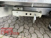 Eduard 2700 KG - 3 Seitenkipper -  Gebremster Doppelachser - 3.3x1.8m - 40 cm ALU Wände - Ladehöhe:63 cm - 195/50R13C - Auffahrrampen - E-Pumpe mit Funkfernbedienung mit Hochplane SP-LIne