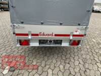 EDUARD 2514 -GE- Hochlader, Bordwände 30cm -1500kg- Lfh: 63cm -195/50R13 mit Hochplane SP-LIne ÖKO Schräge