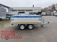EDUARD 2615 -GD- Hochlader, Bordwände 30cm -2000kg- Lfh: 72cm -155R13 mit 2615 - AufsatzBordwände pendelbar - 30cm hoch + Flachplane