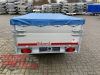 EDUARD 2615 -GD- Hochlader, Bordwände 30cm -2000kg- Lfh: 72cm -155R13 mit 2615 - AufsatzBordwände pendelbar - 30cm hoch + Flachplane