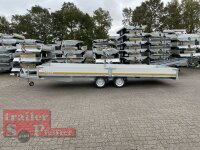 Eduard 3000 KG Hochlader - Gebremste Doppelachser - 6.0x2.2m - Ladehöhe:63 cm - 195/50R13 - Bordwände 30cm