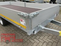 Eduard 2700 KG Hochlader - Gebremste Doppelachser - 4.56x2.2m - Ladehöhe:63 cm - 195/50R13 - Bordwände 30cm