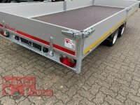Eduard 2700 KG Hochlader - Gebremste Doppelachser - 4.56x2.2m - Ladehöhe:63 cm - 195/50R13 - Bordwände 30cm