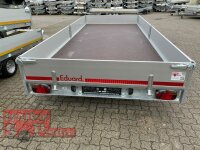 Eduard 2700 KG Hochlader - Gebremste Doppelachser - 4.56x2.2m - Ladehöhe:63 cm - 195/50R13 - Bordwände 30cm