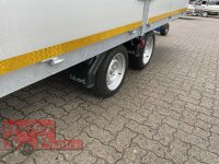 Eduard 2700 KG Hochlader - Gebremste Doppelachser - 4.56x2.2m - Ladehöhe:63 cm - 195/50R13 - Bordwände 30cm