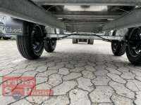 Eduard 2000 KG Hochlader - Gebremste Doppelachser - 3.1x1.6m - Ladehöhe:72 cm  - Bordwände 30cm mit Laubgitter 70 cm