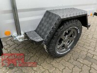 TPV KT-EB2 Offroad Koffer / Deckel Anhänger mit verstärkter Dachreling für Dachzelte