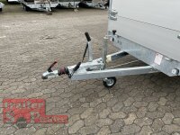 Eduard 1500 KG Hochlader - Gebremste Einzelachser - 3.1x1.6m - Ladehöhe:63 cm - 195/50R13 - Bordwände 30cm und zusätzlich ALU - Aufsatzwände 30 cm