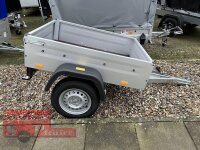 TPV TL-EU0 Tieflader Anhänger - 750 kg - ungebremst - 100 KM/H - Zurrösen - 13 pol. Stecker