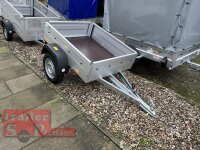 TPV TL-EU0 Tieflader Anhänger - 750 kg - ungebremst - 100 KM/H - Zurrösen - 13 pol. Stecker