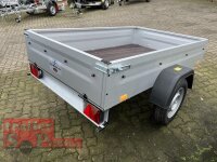 TPV TL-EU2/3 Tieflader Anhänger - 750 kg - ungebremst - 100 KM/H - Zurrösen - 13 pol. Stecker