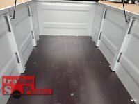 TPV KT-EU2 Koffer -  Reling - Deckelanhänger - 750 kg - ungebremst  - Stützrad - Stützen - 100 KM/H