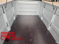 TPV KT-EU2 Kofferanhänger - 750 kg - ungebremst  - Stützrad - Stützen - 100 KM/H - Reling