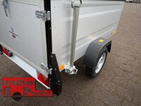 TPV KT-EU2 VR Koffer -  verstärkte Reling ( 250 kg ) Deckelanhänger - ungebremst  - 100 KM/H