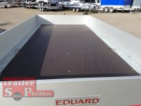 Eduard 2000 KG Hochlader - Gebremste Doppelachser - 3.5x1.8m - Ladehöhe:72 cm  - Bordwände 30cm