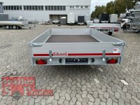 Eduard 1500 KG Hochlader - Gebremste Einzelachser - 3.5x2.0m - Ladehöhe:63 cm - 195/50R13 - Bordwände 30cm