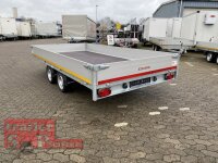 Eduard 3500 KG Hochlader - Gebremster Doppelachser - 4.0x2.2m - Ladehöhe:63 cm - 195/50R13 - Bordwände 30cm