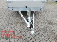 Eduard 3000 KG Multitransporter - Gebremster Doppelachser - 3.56x1.8m - Ladehöhe:63 cm - 195/50R13 - Auffahrschienen  - Bordwände 30cm