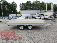 EDUARD 3518 -GD- Hochlader, Auffahrschienen, Bordwände 30cm -3000kg- Lfh: 63cm -195/50R13