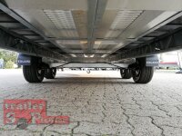 Eduard 3500 KG Multitransporter - Gebremste Doppelachser - 6x2.2m - Ladehöhe:63 cm - 195/50R13 - Auffahrschienen & Winde - Bordwände 30cm