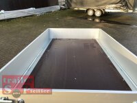 Eduard 750 KG Hochlader - Ungebremste Einzelachser - 2.5x1.45m - Ladehöhe:63 cm - 195/50R13 - Bordwände 30cm