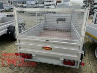 Böckmann TL-AL 2513/20 ALU Tieflader Anhänger - Tandem gebremst mit 60 cm Laubgitter