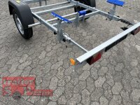 TPV BA 750-L -  Bootstrailer für (Motor-)Boote bis 5,5 m Langauflagen - 750kg - ungebremst -100km/h -13 pol. Stecker
