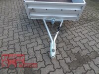 TPV KD-EU2010/75AL Anhänger Tieflader - Doppelwandige ALU Bordwand - 750 kg - ungebremst - 100 KM/H - Klappdeichsel - kippbar