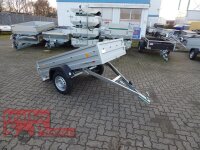TPV KD-EU2010/75AL Anhänger Tieflader - Doppelwandige ALU Bordwand - 750 kg - ungebremst - 100 KM/H - Klappdeichsel - kippbar