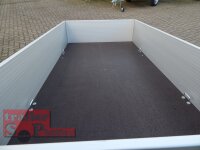 TPV KD-EU2010/75AL Doppelwandige ALU Bordwand - Anhänger - 750 kg - ungebremst - 100 KM/H - Klappdeichsel - kippbar