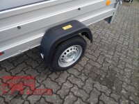 TPV KD-EU2010/75AL Doppelwandige ALU Bordwand - Anhänger - 750 kg - ungebremst - 100 KM/H - Klappdeichsel - kippbar